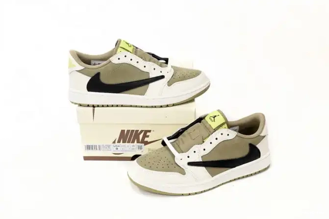 One Kick Travis Scott Golf Air 1 x Jordan Low FZ3124-200 0527